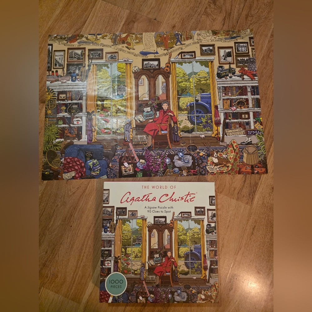 Laurence King The World of Agatha Christie 1000 pc Jigsaw Puzzle